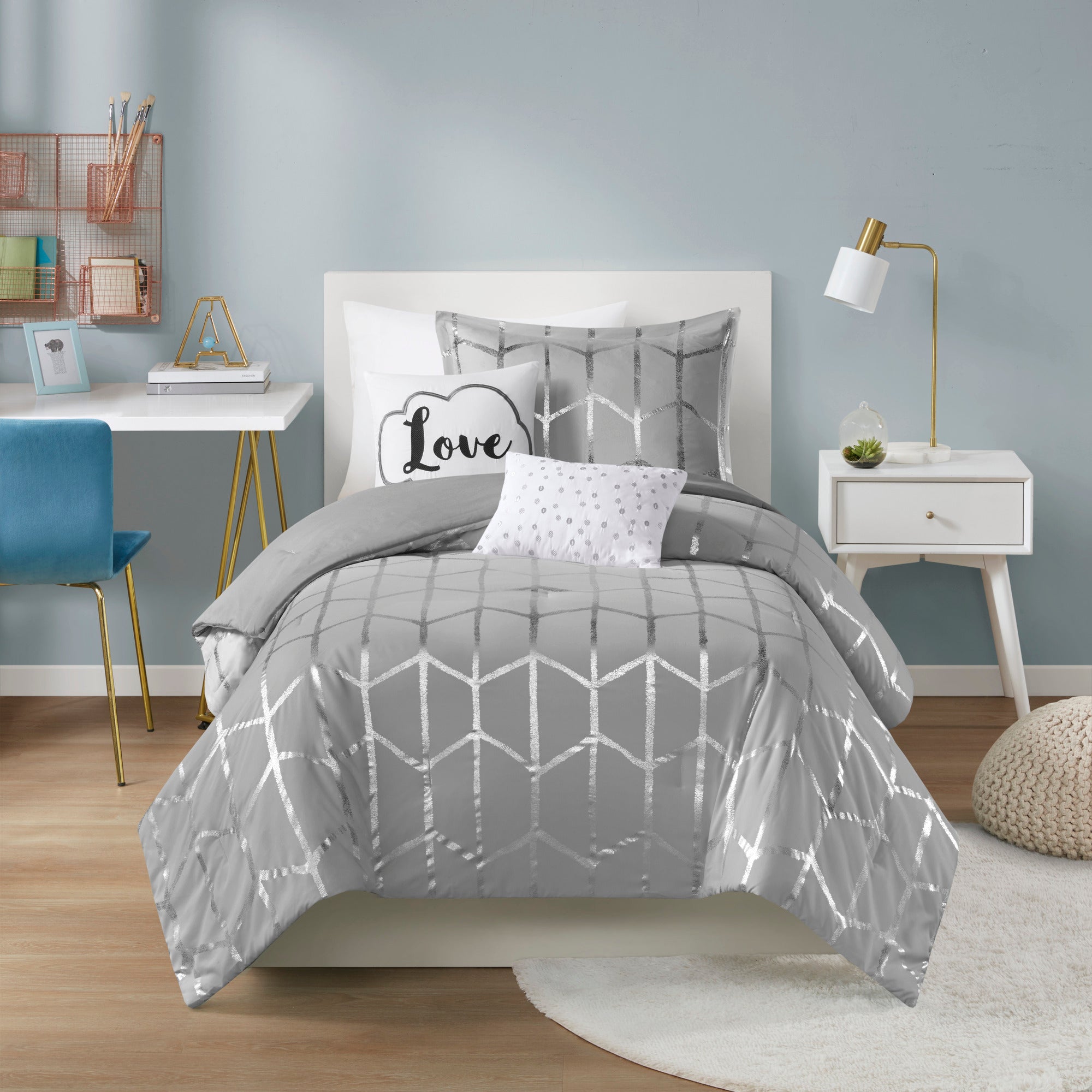 grey/silver-full/queen,grey/silver-king/cal king,grey/silver-twin/twin xl