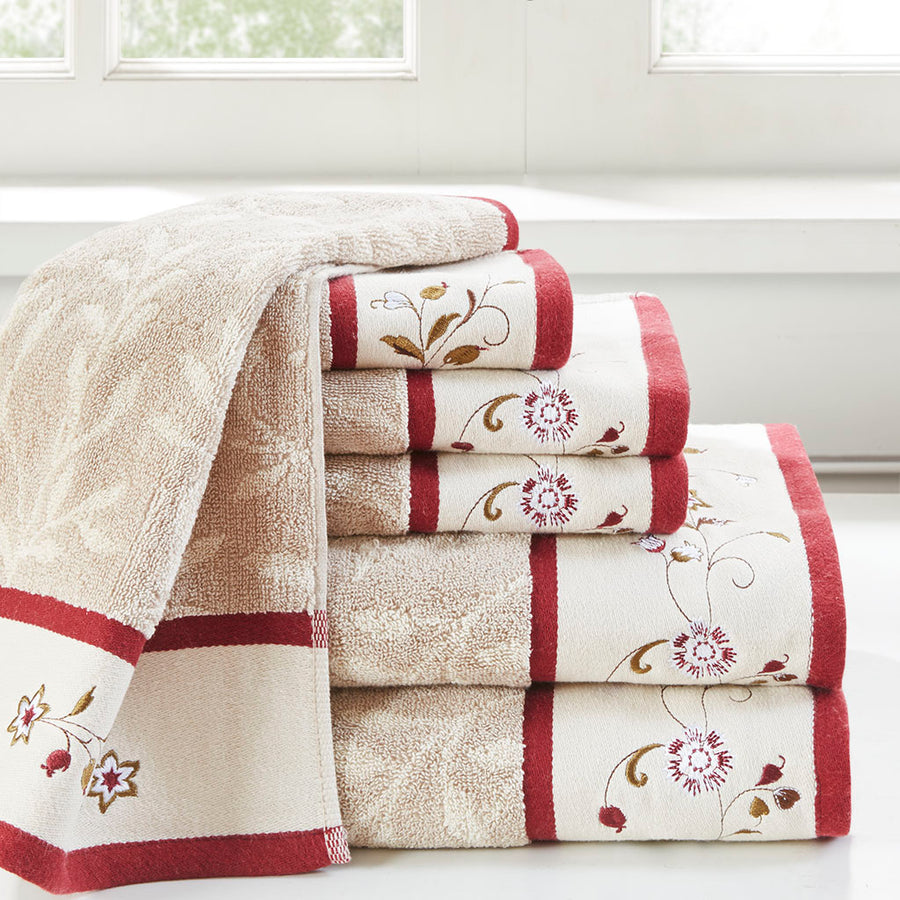 red-27"w x 52"l (2) 16"w x 28"l (2) 12"w x 18"l (2)