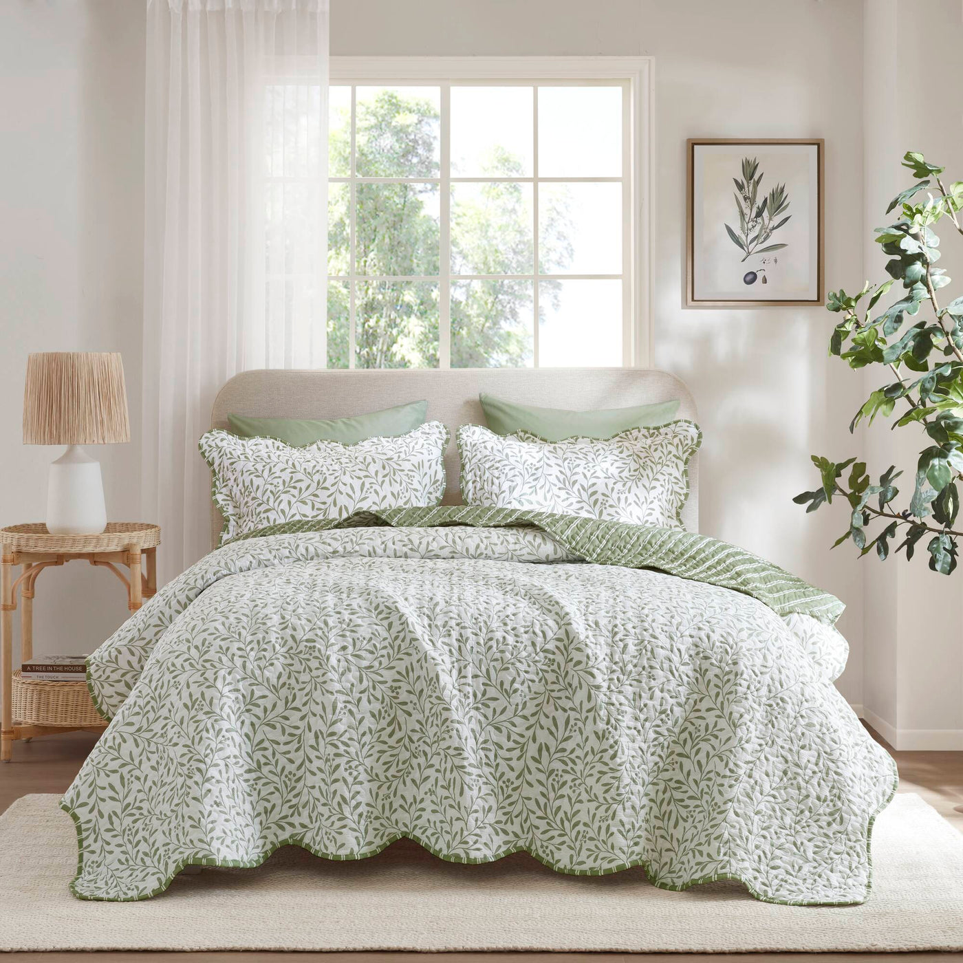 sage green-king,sage green-full/queen
