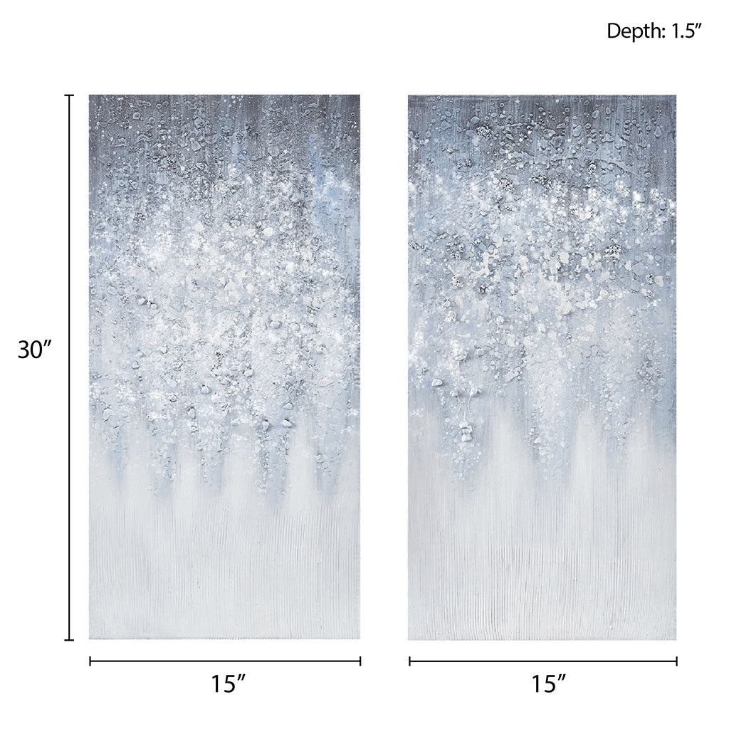 blue/white-15"w x 30"h x 1.5"d (2)