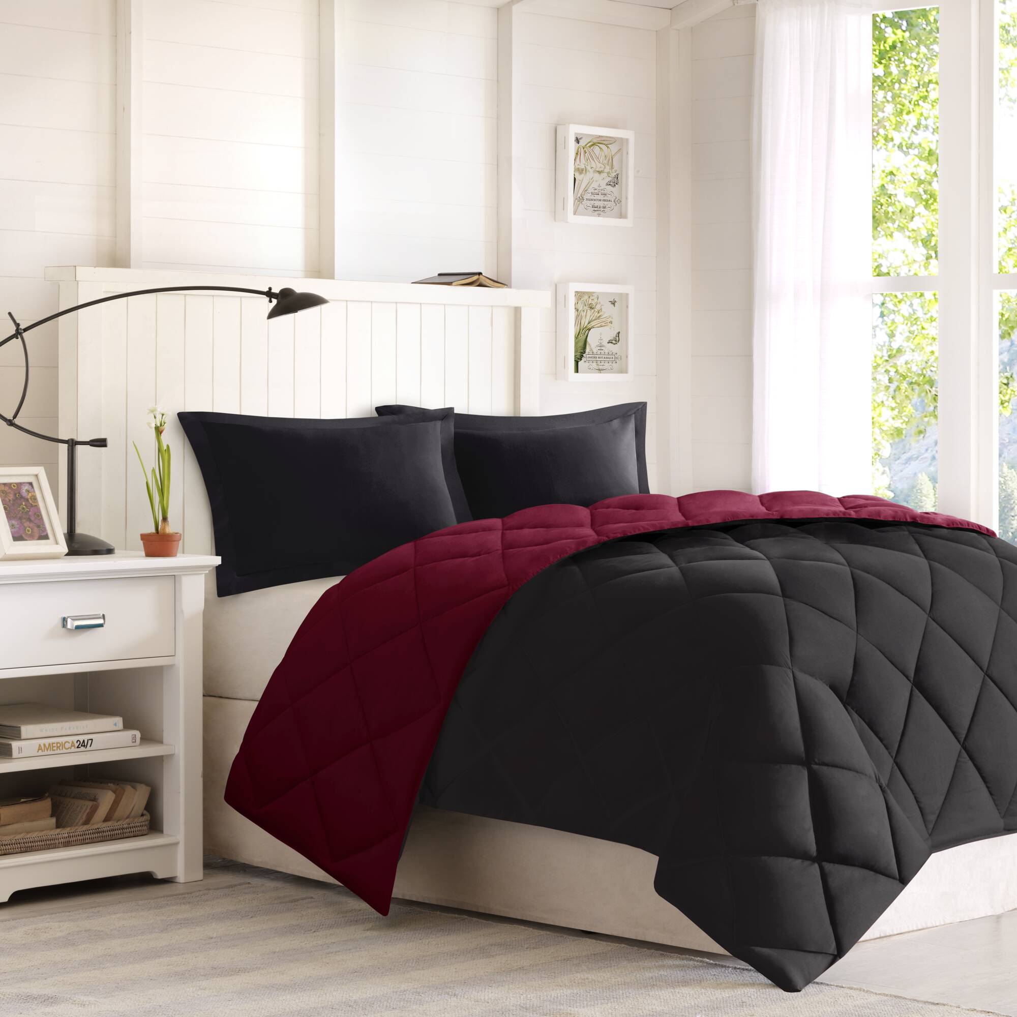 red/black-twin/twin xl,red/black-full/queen,red/black-king,red/black-king/cal king