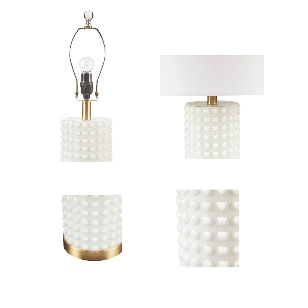 white/gold-14"dia x 25.5"h 6"dia x 18.5"h 14"dia x 10"h 1.5"dia x 2.5"h 60"