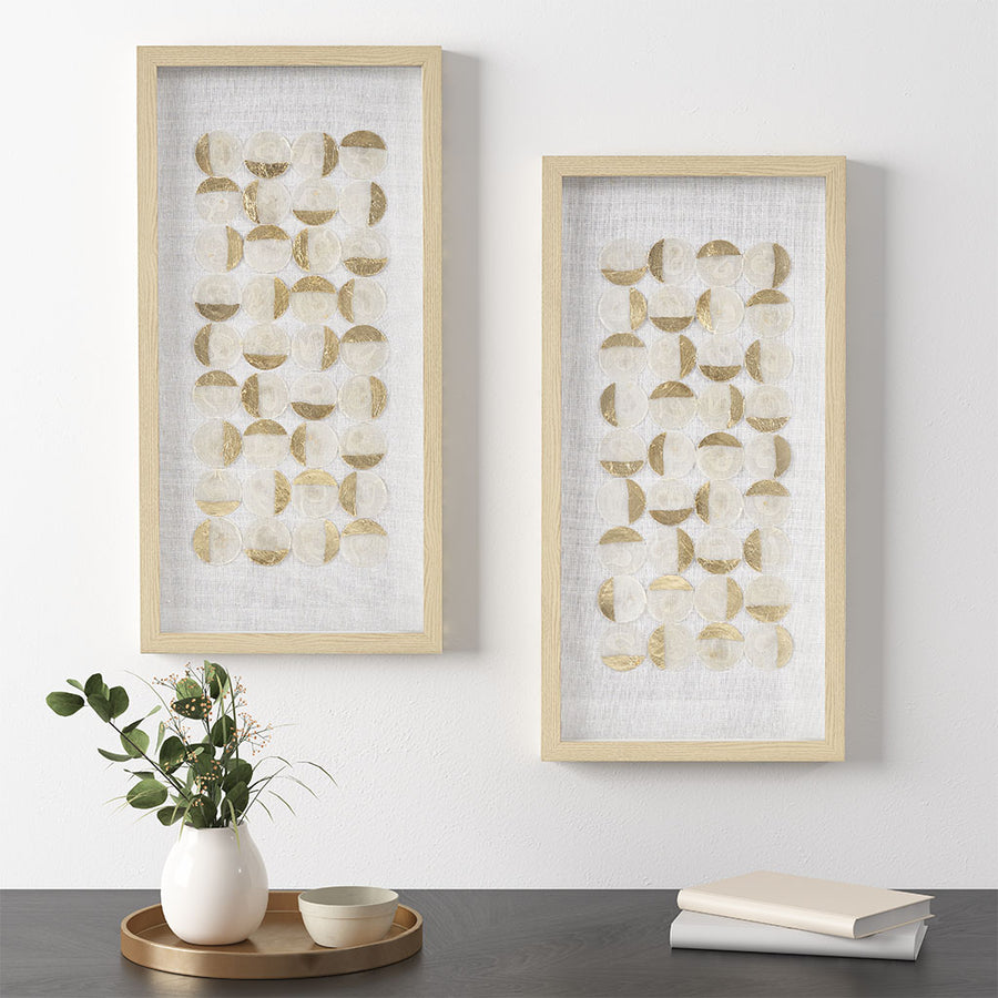 natural/gold-12.26"w x 24.26"h x 1.2"d  (2)
