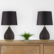 black/gold-dia.12" x 21.5"h (2) dia.7.5" x 10.25"h dia.10" x dia.12" x 10"h 60"