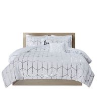 white/silver-twin/twin xl,white/silver-full/queen,white/silver-king/cal king