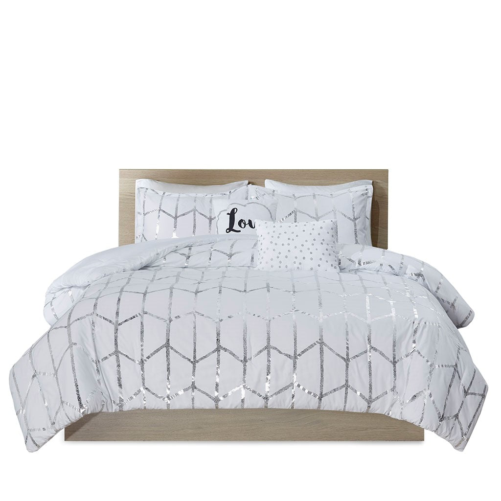 white/silver-twin/twin xl,white/silver-full/queen,white/silver-king/cal king