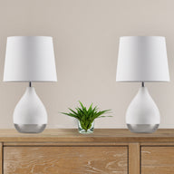 white/silver-dia.12" x 21.5"h (2) dia.7.5" x 10.25"h dia.10" x dia.12" x 10"h 60"