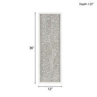 grey-12"w x 36"h x 1.25"d