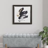 black-24.75"w x 24.75"h x 1.25"d 24"w x 24"h