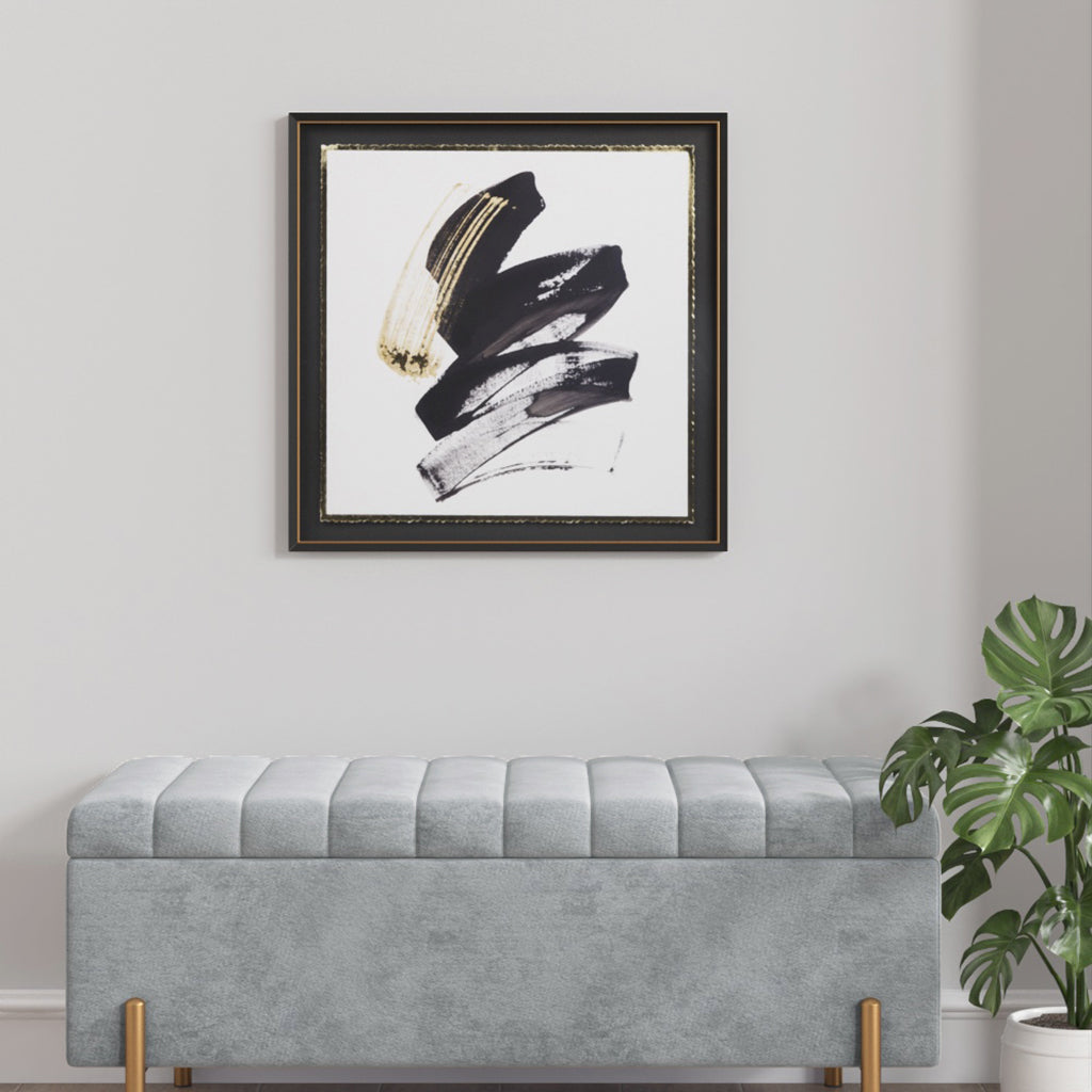black-24.75"w x 24.75"h x 1.25"d 24"w x 24"h