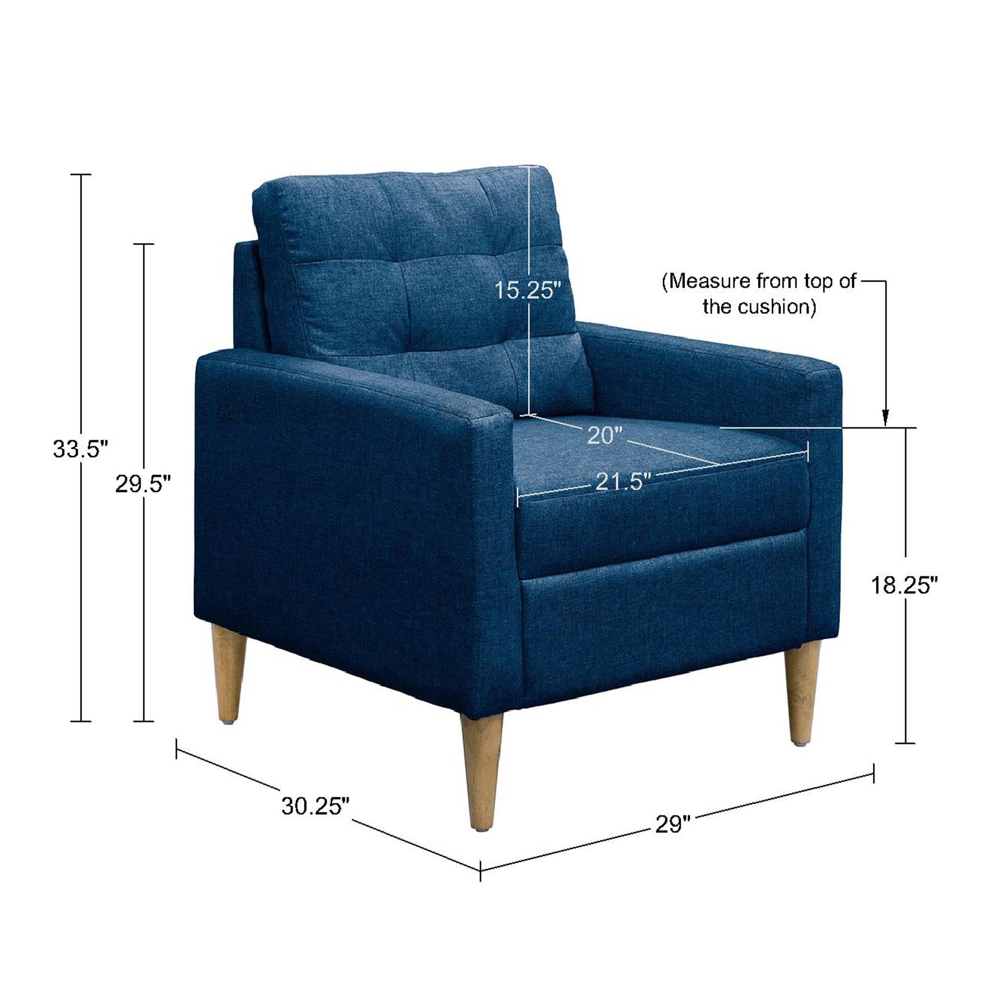 denim blue-29"w x 30.25"d x 33.5"h 21.5"w x 20"d x 18.25"h 21.5"w x 23.25"h 6.25"h 21.5"w x 15.25"h 300 lbs