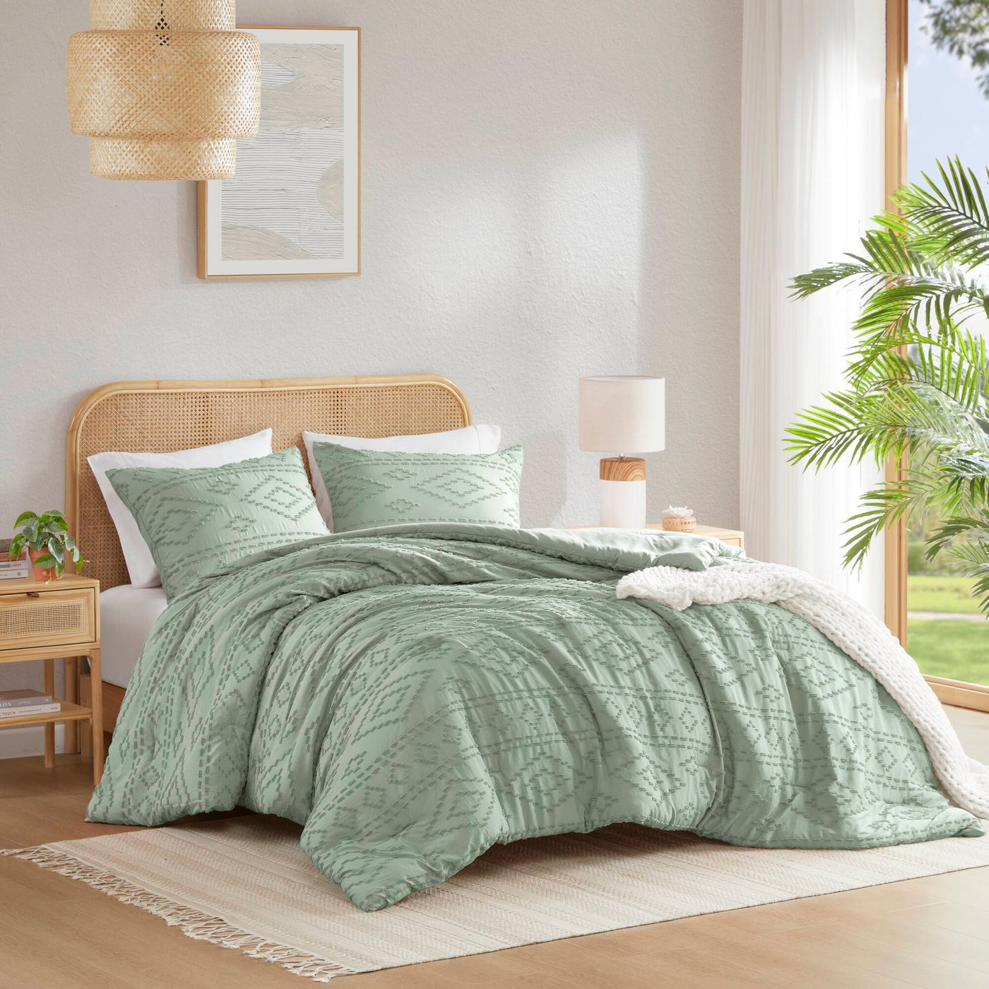 sage green-twin/twin xl,sage green-full/queen,sage green-king/cal king