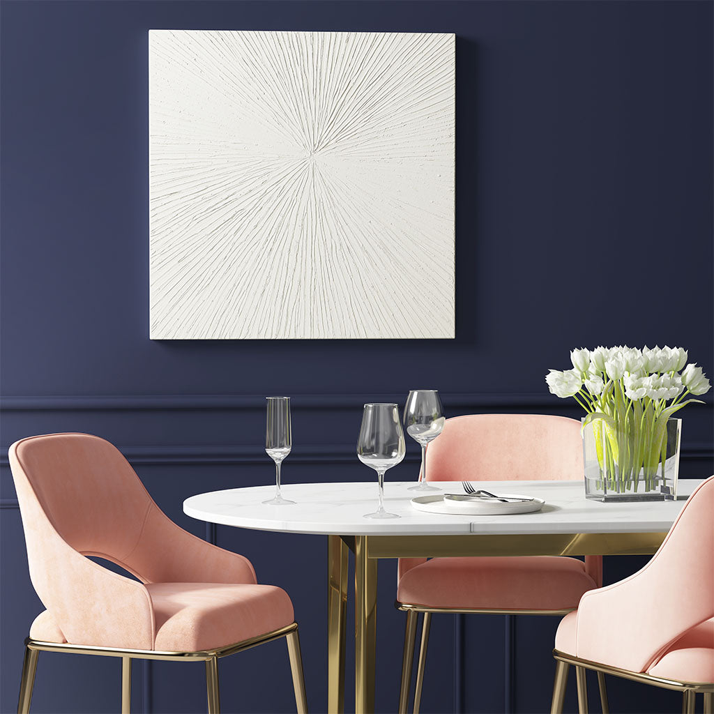 white-30"w x 30"h x 1.25"d
