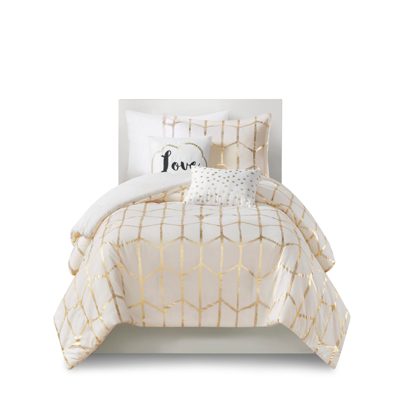 ivory/gold-full/queen,ivory/gold-king/cal king,ivory/gold-twin/twin xl