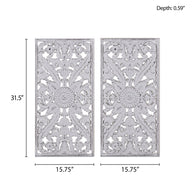 white-15.75"w x 31.5"h x 0.59"d (2)