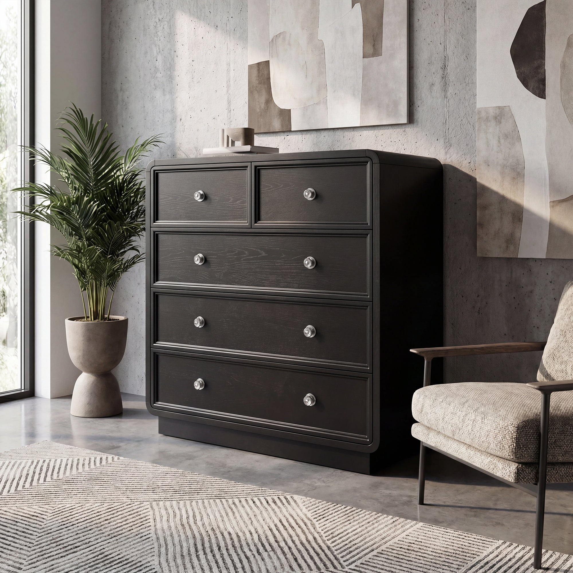 black satin-42"w x 20"d x 42"h