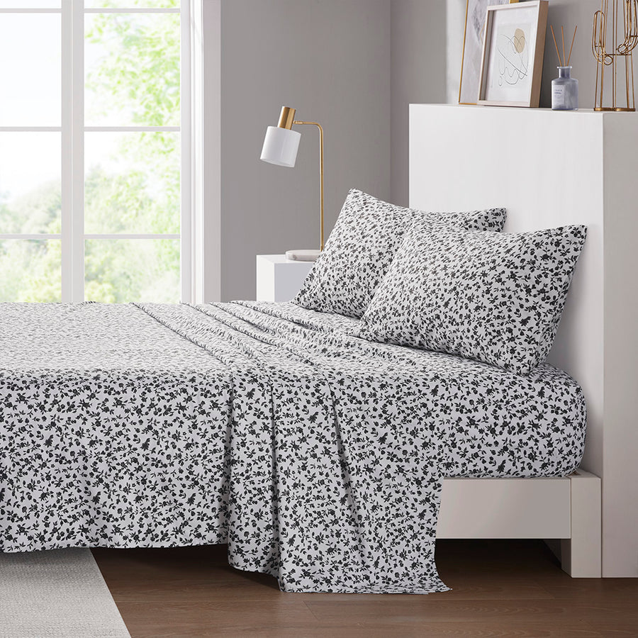black floral-twin,black floral-full,black floral-queen,black floral-king