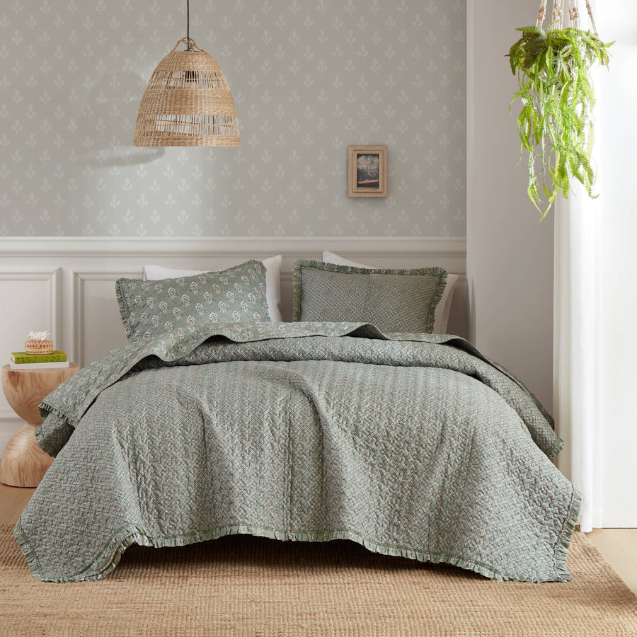 sage green-queen,sage green-king/cal king