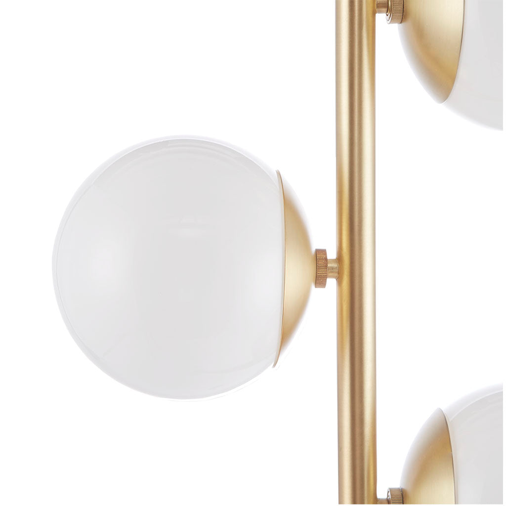 white/gold-15.25"w x 10"d x 62"h 6.5"dia 96" 10"dia x 1.25" h 1.5"dia x 2.5"h