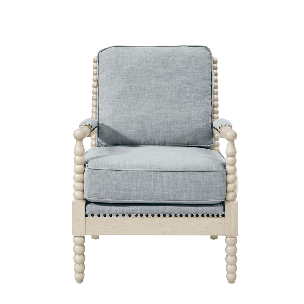 light blue/antique cream-25.5"w x 32"d x 35.75"h 300lbs