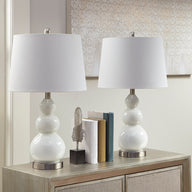 white-14"dia x 26"h (2) 6.5"dia x 17.75"h 12"dia x 14"dia x 10"h 1.5"dia x 2.5"h 72"