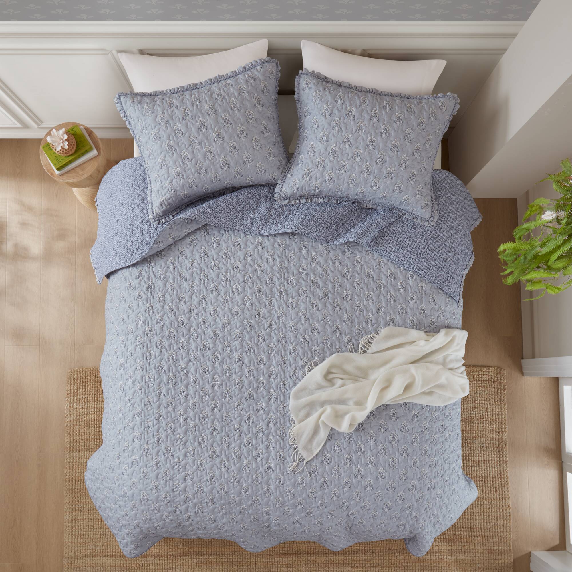 blue-queen,blue-king/cal king