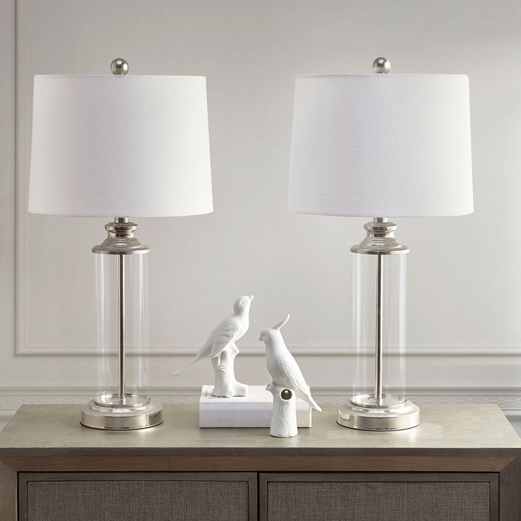 silver-13"dia x 26"h(2) 6"dia x 19.5"h 12"dia x 13"dia x 9.5"h 1.5"dia x 2.5"h 72"