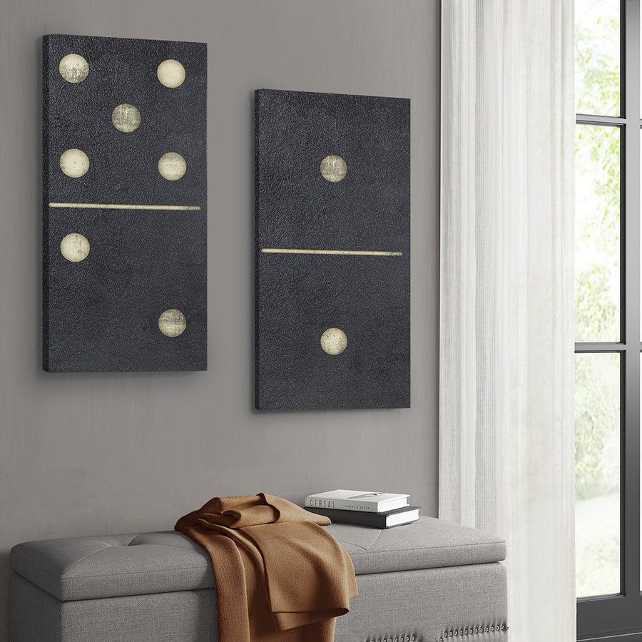 black-18"w x 36"h x 1.5"d (2)