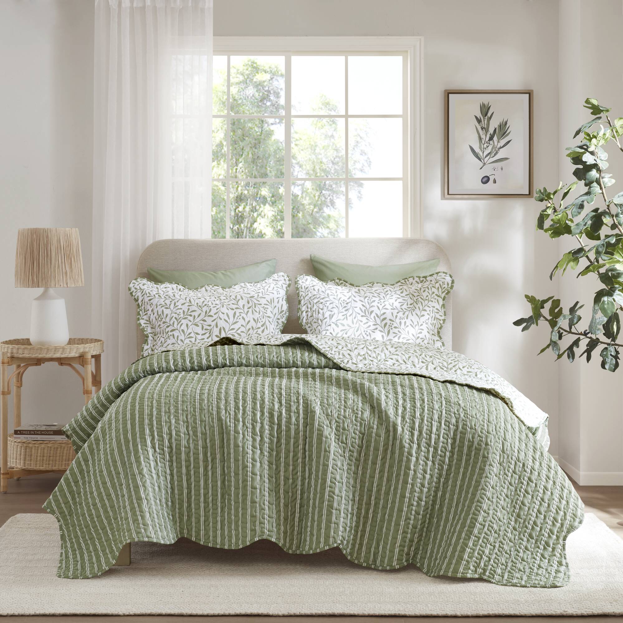 sage green-king,sage green-full/queen