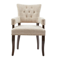 cream-23.25"w x 23.75"d x 35"h  (2) 23.25"w x 18.5"d x 20"h 25.5"