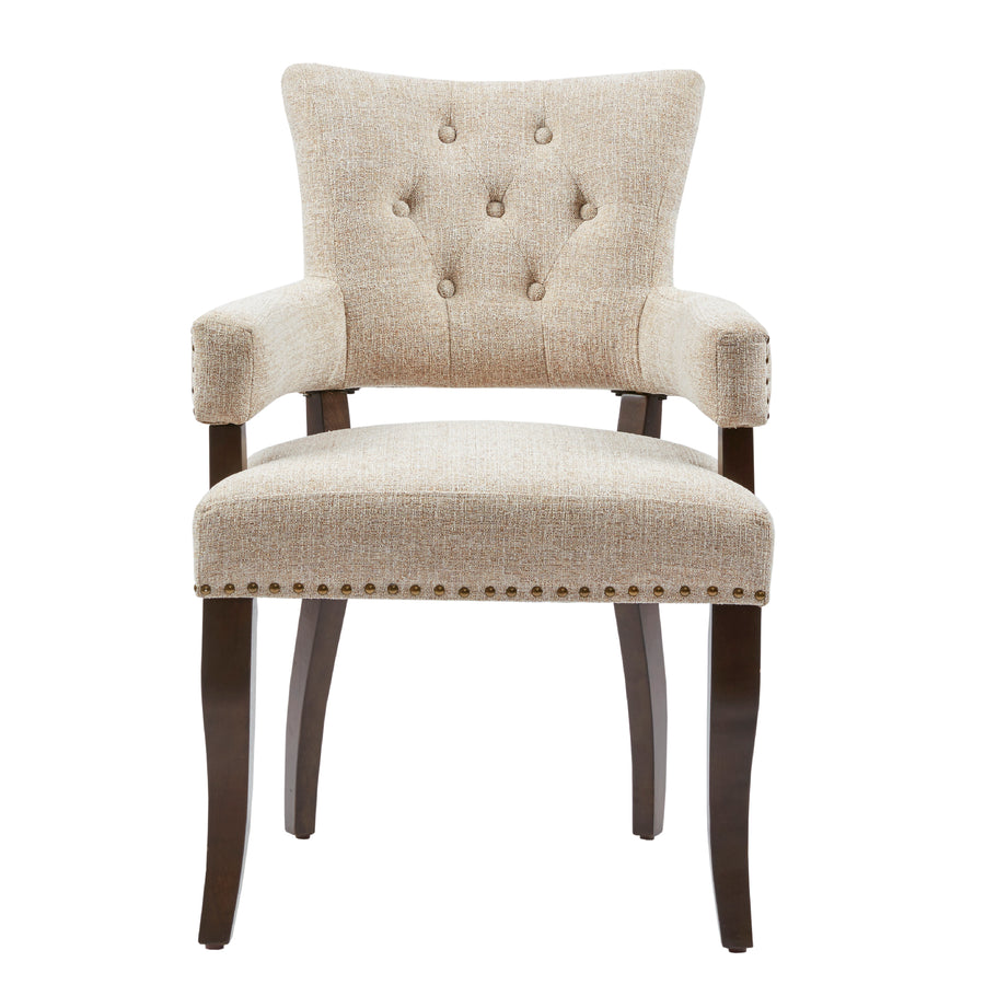 cream-23.25"w x 23.75"d x 35"h  (2) 23.25"w x 18.5"d x 20"h 25.5"