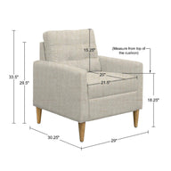 cream-29"w x 30.25"d x 33.5"h 21.5"w x 20"d x 18.25"h 21.5"w x 23.25"h 6.25"h 21.5"w x 15.25"h 300 lbs