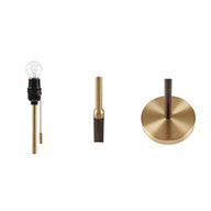 gold/brown-14"dia x 23.5"h 6.25"dia x 19"h 5"dia x 14"dia x 9"h 1.5"dia x 2.5"h 60"