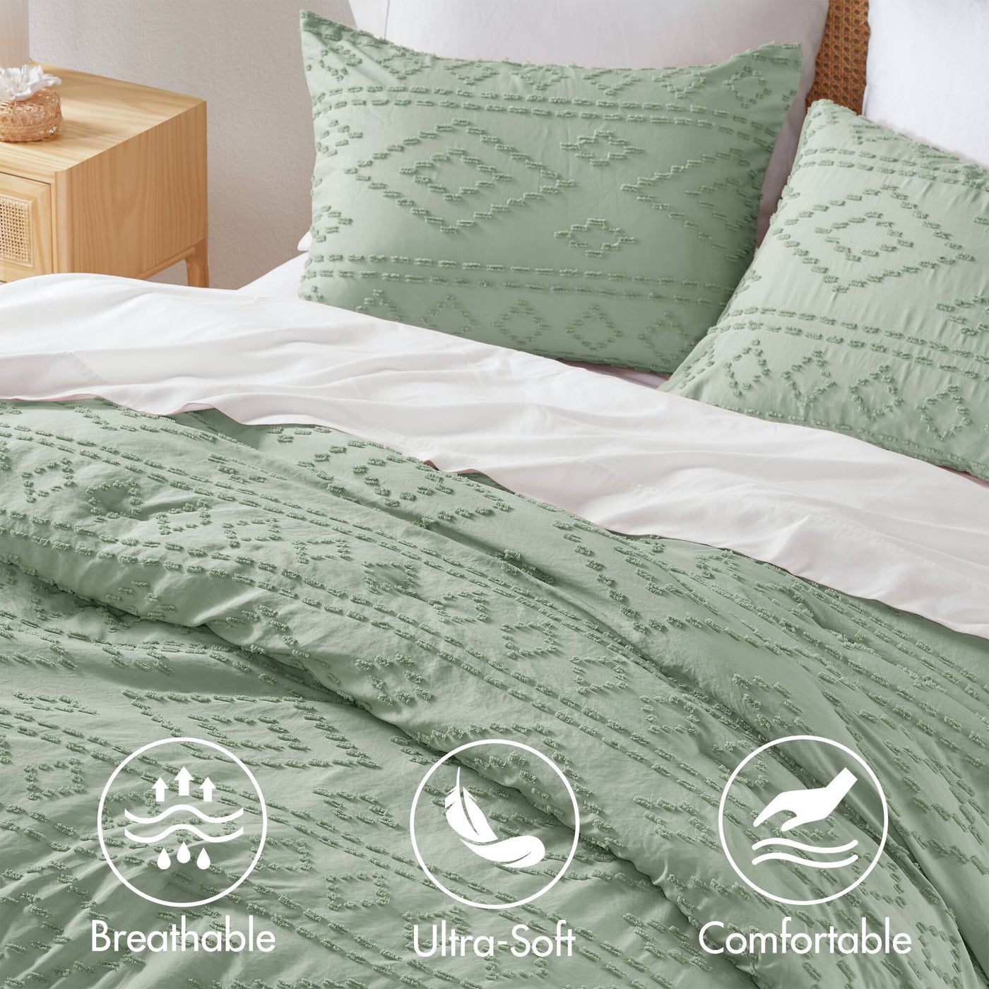 sage green-twin/twin xl,sage green-full/queen,sage green-king/cal king