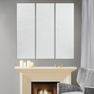 white-15"w x 45"h x 1.25"d (3)